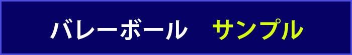 バレーボール　サンプル映像